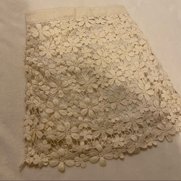 SABO SKIRT WHITE FLOWERS, Size 6 - Picture 2 of 10
